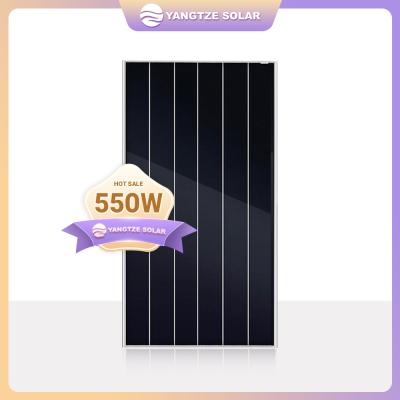 China 550W Mono Facial Solar Panel Shingled Technology Half Cell 10BB for sale
