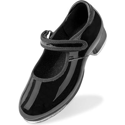 China Zapatos de pieles de PU Mary Jane Zapatos de baile Niños pequeños Niñas zapatos de tapping Zapatos de alta calidad en venta