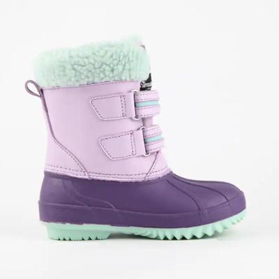 China Young Girl Warm Winter Boots Mid-Tube Lightweight Waterproof for sale