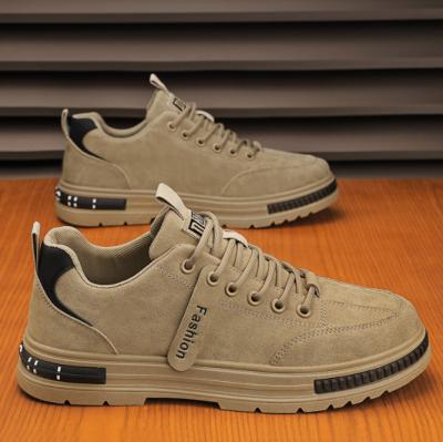 China Breathable Men Casual Shoes Synthetic leather Upper Rubber Sole Men Sports Shoes for sale