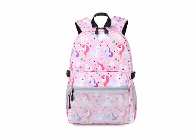 China Pink Unicorn 3pcs Lightweight School Backpack Girls Backpack for Kids Schoolbag for sale