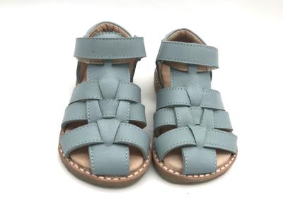 China Soft Kids Shoes Girls Leather Sandals Closed Toe Summer Shoes Size EU 21-30 for sale