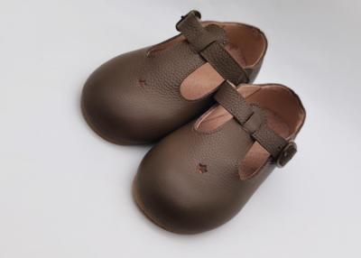 中国 Outsoleのゴム製 サイズ子供のための21-30のTの革紐の幼児の服靴 販売のため