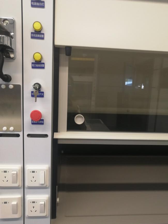 Acid Resistant Material Chemical Laboratory Fume Cupboard CE Certified