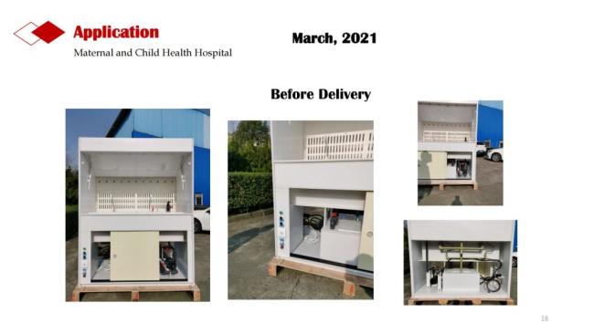 Acid & Alkali Resistant Fireproof Lab Furniture Laboratory Chemical Bench-Top Ductless Fume Hood with Explosion Proof