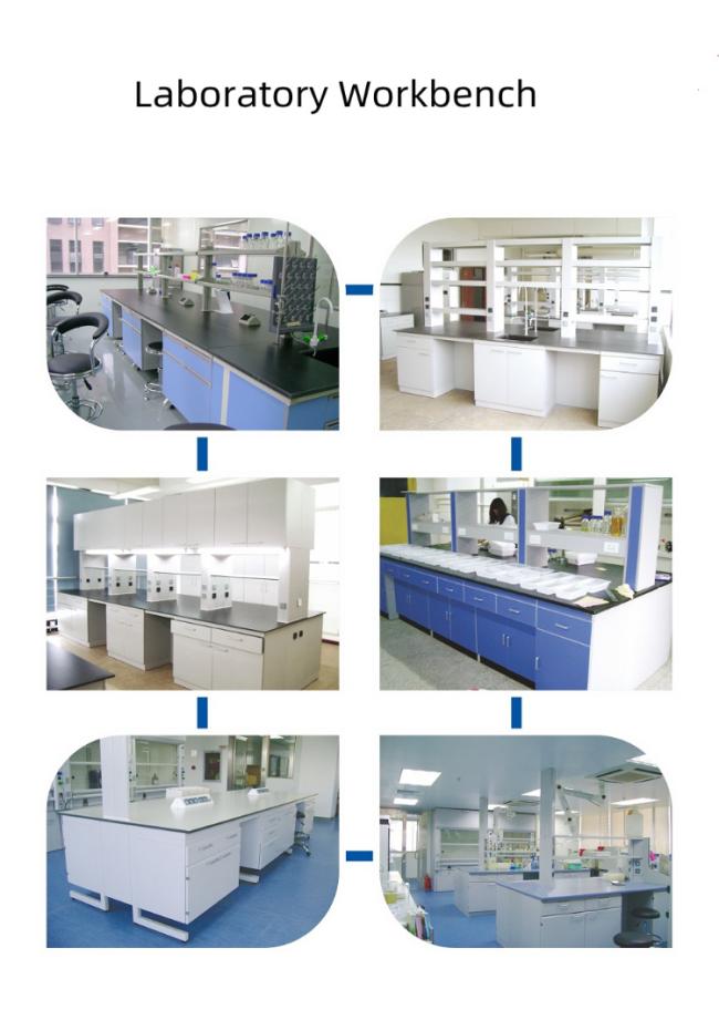 Lab Furniture Acid Alkali Resistance Fume Hood with Water Sink