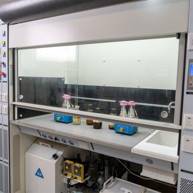 Acid & Alkali Resistant Explosion Proof Fireproof Laboratory Furniture Duct Chemical Fume Hood with Heat Resistant