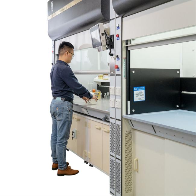 Acid & Alkali Resistant Explosion Proof Fireproof Laboratory Furniture Chemical Duct Fume Hood with Heat Resistant