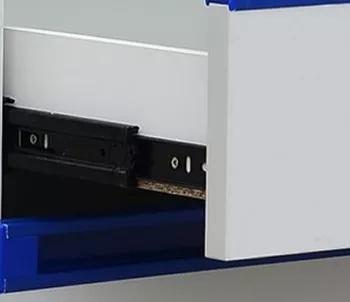 Physical Chemistry PP Metal Wooden Island Lab Bench for Hospital School with Reagent Shelves