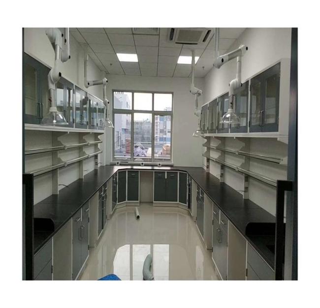 Chemistry Physics Biology Laboratory Chemical Resistance Steel Wooden Wall Bench Side Bench for School Hospital