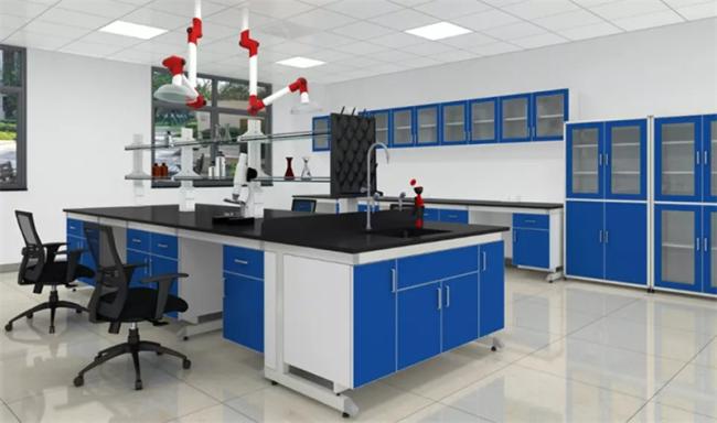 Biology Chemistry Physics Laboratory Chemical Resistance Stainless Steel Laboratory Sink Work Bench with Reagent Rack for School Hospital
