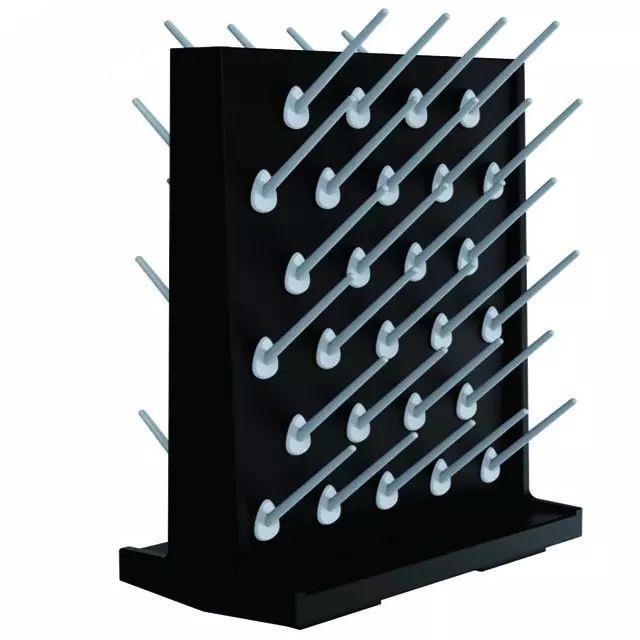 Grey White Black Corrosion Resistance Laboratory Furniture Accessories Single Face Plastic Stainless Steel Lab Pegboard Drying Rack