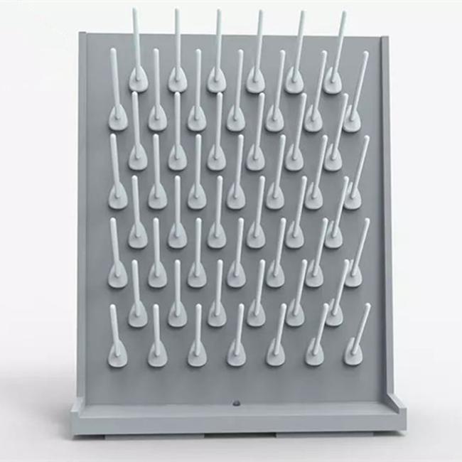 Grey White Black Corrosion Resistance Laboratory Furniture Accessories Single Face Plastic Stainless Steel Lab Pegboard Drying Rack