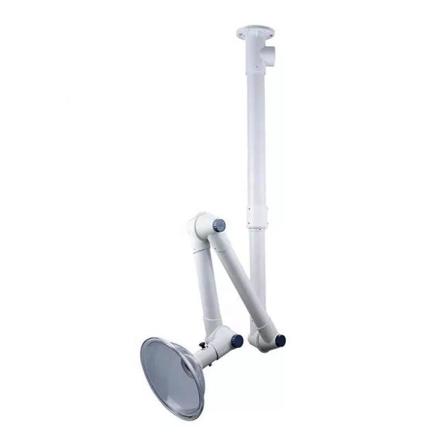 Laboratory Furniture Wall Mounted PP Stainless Steel Universal Retractable Fume Exhaust Extraction Arm for School Chemistry Hospital Research Institute