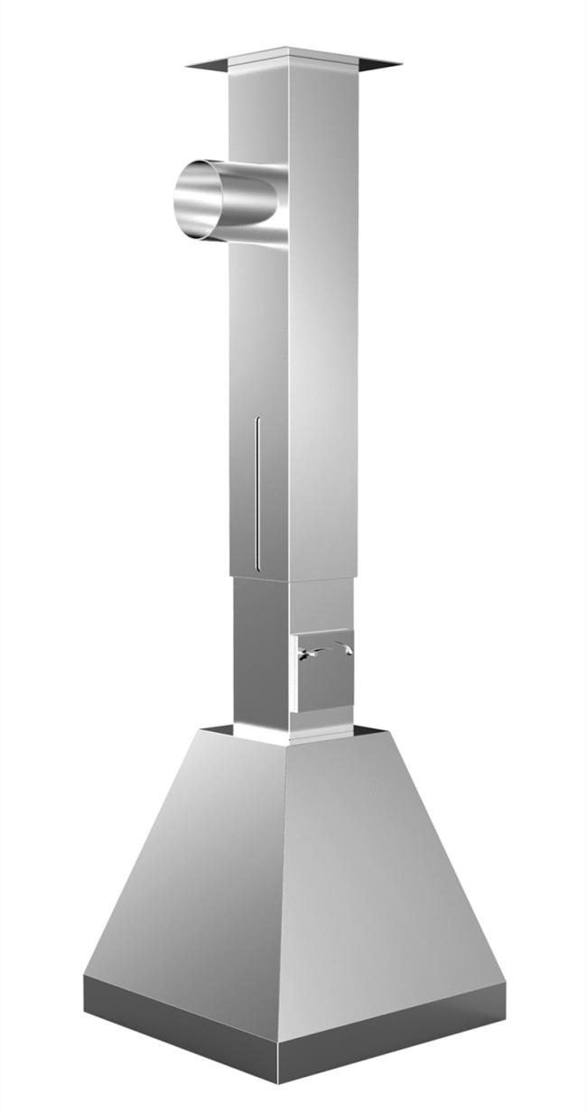 Laboratory Furniture Corrosion Resistance PP Stainless Steel Universal Retractable Fume Exhaust Extraction Arm for School Hospital Chemistry Research Institute