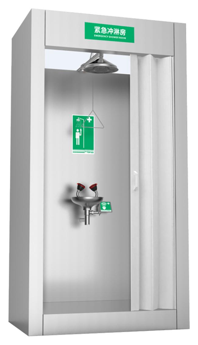 Easy Disinfection Corrosion Resistance Stainless Steel Portable Eyewash Station Emergency Safety Shower and Eye Wash
