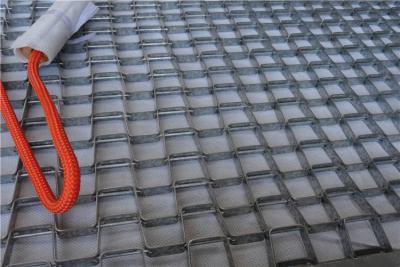 China Stainless Steel Drag Mats With 25X25mm Mesh Effortless Field Maintenance for sale