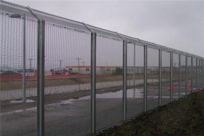 China High Security Anti Climb Fence 358 Fence With Secure Wall For Airport Boundary Railway Power Station for sale