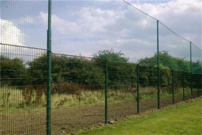 China Green 868 Twin Wire Mesh Fencing 4mm Double Wire Mesh Fence for sale