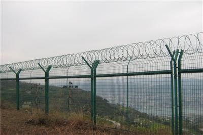 China Galvanised Steel Prison Security Fence Q235 Razor Blade Wire Fence for sale