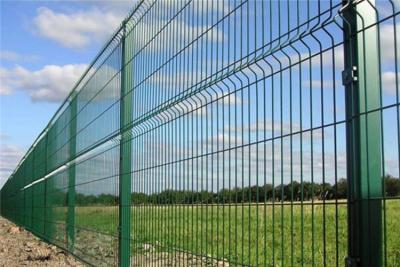 China 75x150mm 3D Welded Wire Fence PVC Coated Gi Wire Mesh Custom for sale