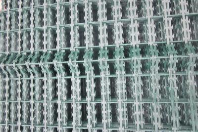 China 1600mm Galvanized Razor Barbed Wire Mesh Fence Welded Razor Wire Mesh for sale