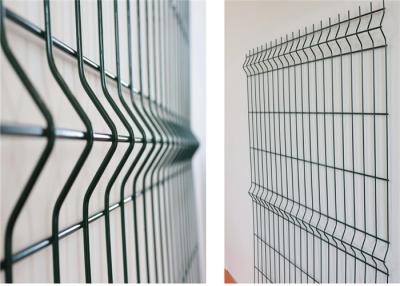 China Garden 3d Bending Fence , 3mm Pvc Coated Welded Wire Fence 50x100mm for sale