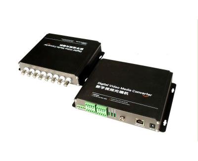China Video fiber converter(8V1D, IP optional) for sale