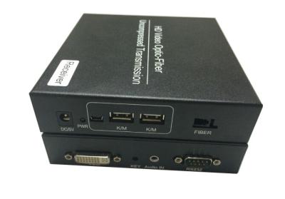 China DVI KVM Fiber Extender with Keyboard and Mouse (support HDCP,EDID） for sale