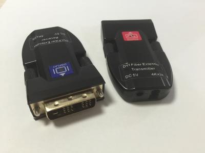 China 4K resolution DVI Fiber Extender （minitype ， 300M or 2KM over 1 fiber） for sale