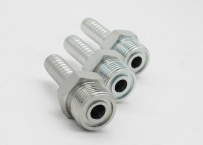 China High Pressure Hydraulic Hose End Fitting Carbon Steel RoHS Zinc Plated for sale
