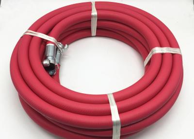 Chine Rouge tuyaux d'air en caoutchouc de marteau piqueur de 3/4 pouce/longueur flexible des tuyaux d'air 50ft à vendre