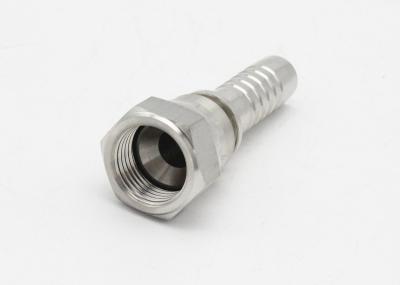 China JIC Female Thread Hydraulic Hose End Fittings With High Wear Resistance for sale