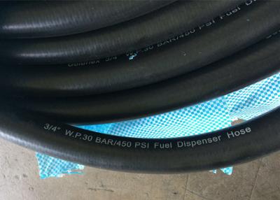 China Flexible Gasoline Pump Hose , High Temperature Rubber Hose For Service Station Application for sale