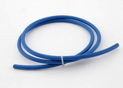 China Blue NBR Fiber Spiral Refrigerant Charging Hose , WP 500psi , 600psi for sale