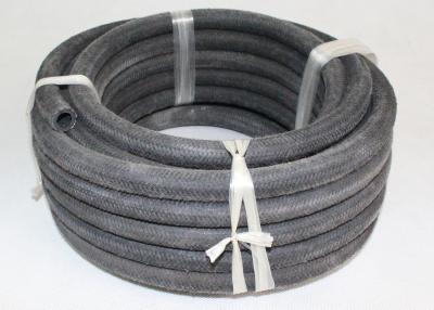 China Outer Fiber Braided Rubber Air Hose , Black Retractable Air Hose for sale