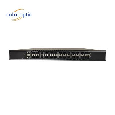China Layer 3 24 Port Gigabit Core Network Switch With 24*10GE 2*100GE Ports for sale