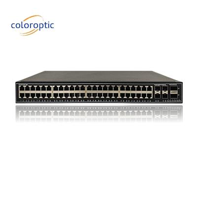 China CE Layer 2 Enterprise Network Switch With 48*2.5GE , 4*10GE , 2*40GE Ports for sale