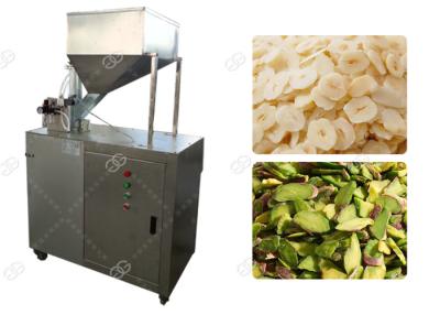 China Industrial Pistachio Nut Cutter Machine , Hazelnut Dry Fruit Slice Cutting Machine for sale