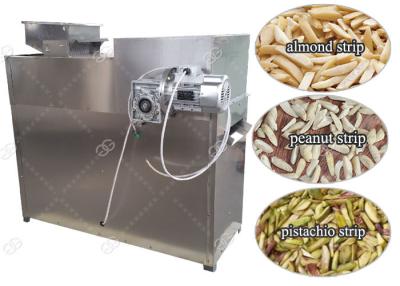 China Henan GELGOOG Nut Cutter Machine Stripping Peanut Almond Slivering Machine High Speed for sale