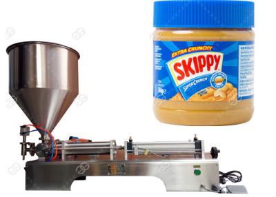 China Semi - Automatic Food Packing Machine Peanut Butter Jar Filling Machine for sale