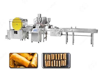 China Linha de produção totalmente automático do rolo de mola/máquina de Lumpia para a venda 3000pcs/h à venda