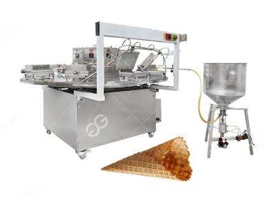 China 380V Ice Cream Cone Maker Waffle Cones Manufacturing Machine For Large Capacity for sale