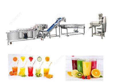 China Automatic Complete Fruit Juice Production Line For Commerical CE Standard for sale