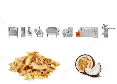 China Automatic Coconut Chips Making Machine , Coconut Flakes Making Machine for sale