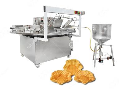 China Commercial Waffle Bowl Maker , Ice Cream Waffle Cone Baking Machine 380V Customized for sale