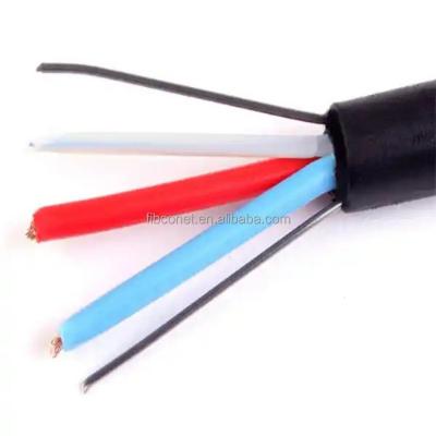 China FTTH Outdoor Drop Fiber Optic Equipment AVVR Opgw PVC Power Fiber Flexible Lines Cable for Networks for sale