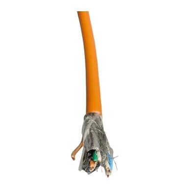 China 8 Conductor Custom Outdoor FTTX Ethernet Cat 7a UTP FTP SFP Fiber Optic LAN Network Cable for sale