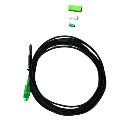 China Easy-to-Patch Wall G657.B3 1F Fiber Optic Cable with Stretch Resistant and Connector for sale