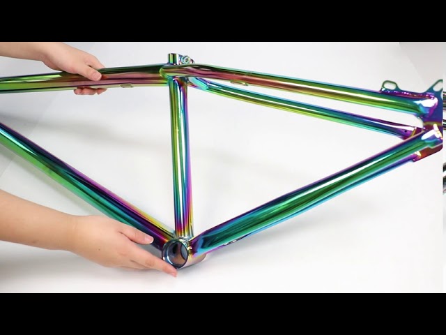 Rainbow Frame Chrome BMX Frame Oil Slick Colorful Type
